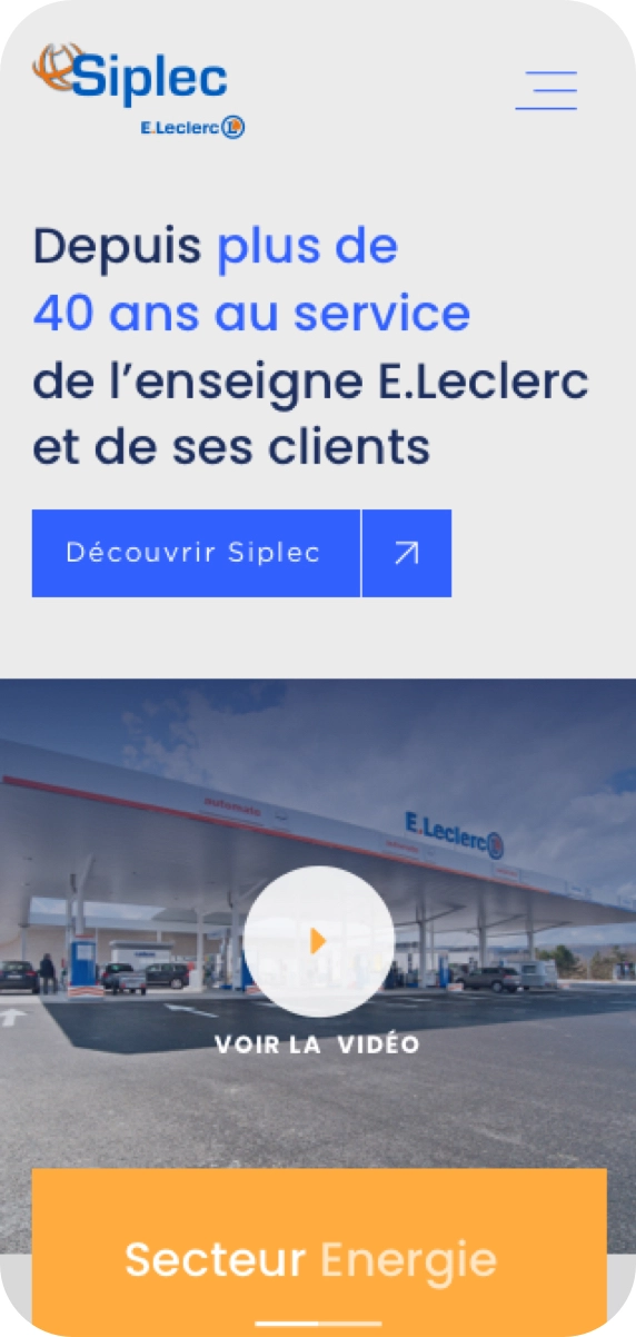 Mockup mobile Siplec E.Leclerc