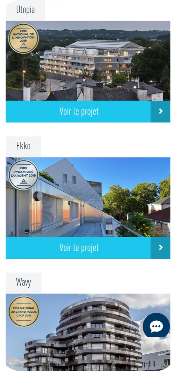 Mockup mobile Groupe Launay
